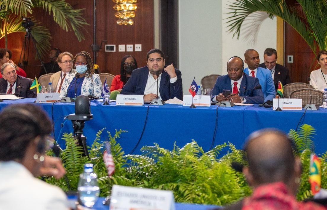 José Cardona presentó en V Reunión de ministros de Desarrollo Social de la (OEA)  el nuevo esquema institucional de protección social del Gobierno de Honduras
